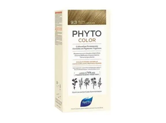 Phytocolor coloration permanente 9.3 blond très clair doré