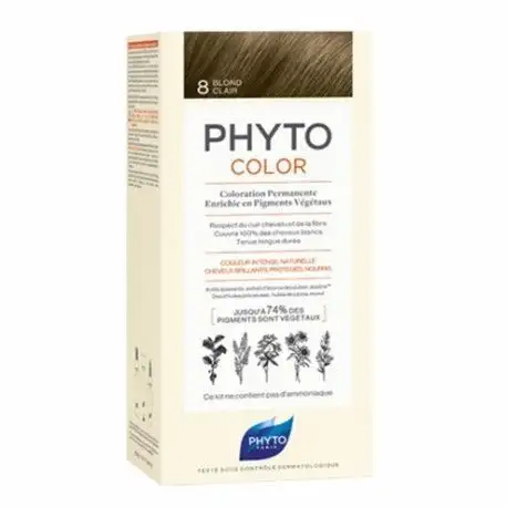 Phytocolor coloration permanente 8 blond clair
