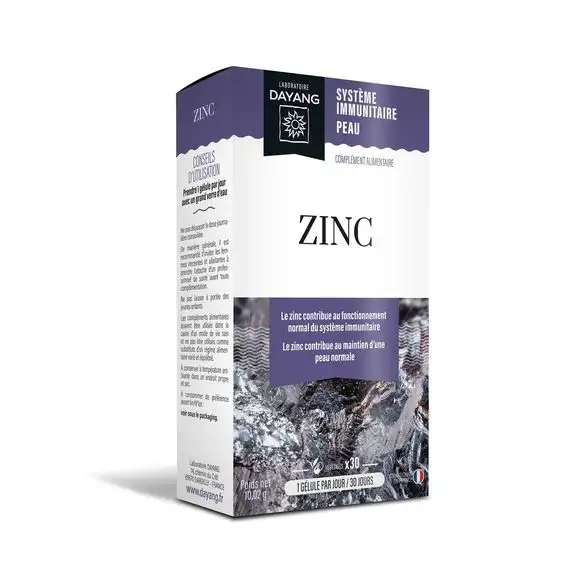 Dayang Zinc  30 gélules végétales