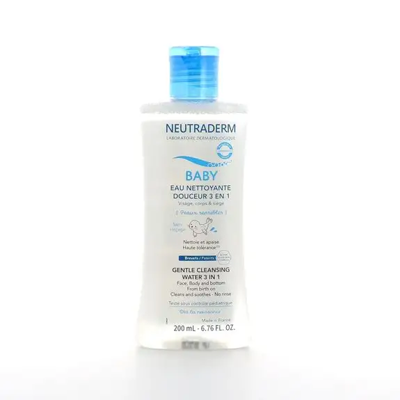 Neutraderm Baby Eau Nettoyante Douceur 3 en1 200 ml
