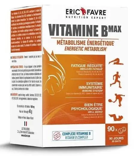 Eric Favre Vitamines B Max 90 Comprimés