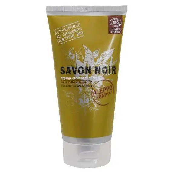 Aleppo Soap Savon Noir Huile d'Olive et Laurier Bio tube 150g