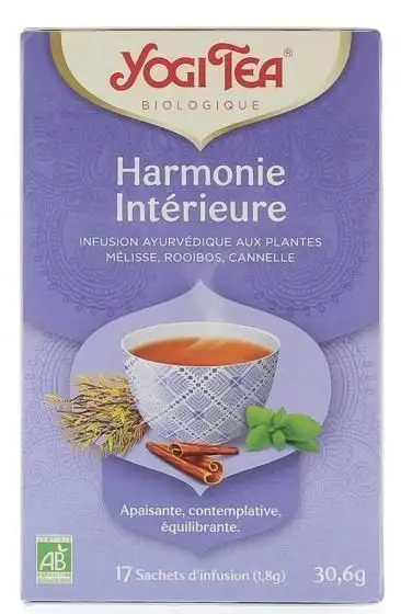 Yogi Tea Harmonie Intérieure Bio 17 Sachets