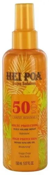 Hei Poa Huile Solaire De Monoï spf50 spray 150ml