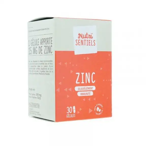 Nutri'sentiels Zinc 30 gélules Nutrisanté