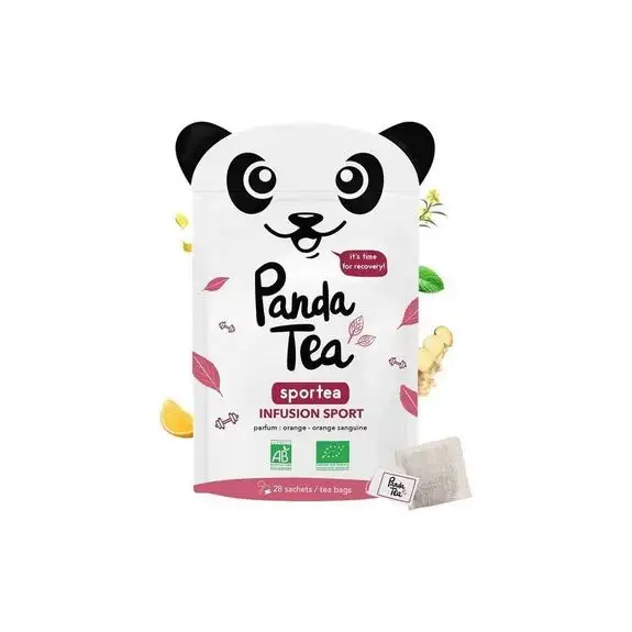 Panda Tea Infusion bio Sportea - 28 sachets