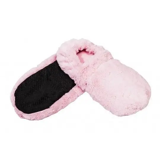 Chaussons chauffants roses Pelucho