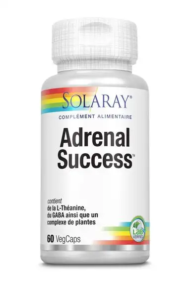 Solaray Adrenal Success 60 Capsules Végétales