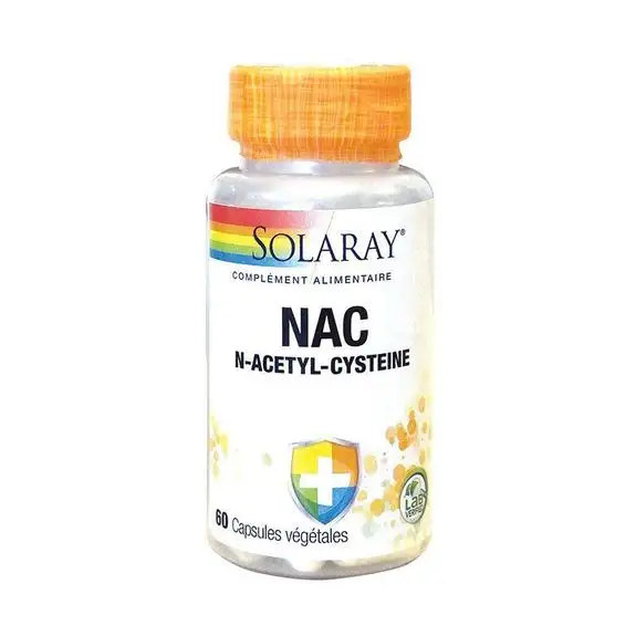 Solaray NAC (N-Acétyl-Cystéine) 60 caps végétales