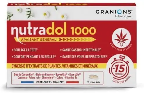 Nutradol 1000 - 15 Comprimés Granions