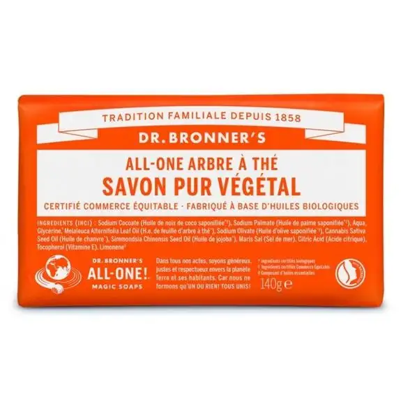 Dr Bronner's Pain de Savon tea tree 140g