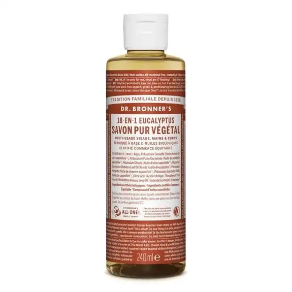 Dr Bronner's eucalyptus Savon Liquide 240ml
