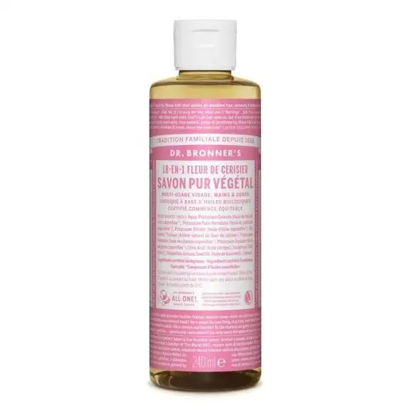 Dr Bronner's cerisier Savon Liquide 240ml