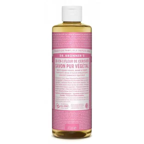 Dr Bronner's cerisier Savon Liquide 475ml
