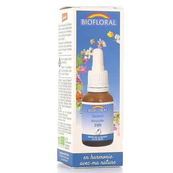 Biofloral Fleur de Bach Nuit Paisible - Gouttes 25ml