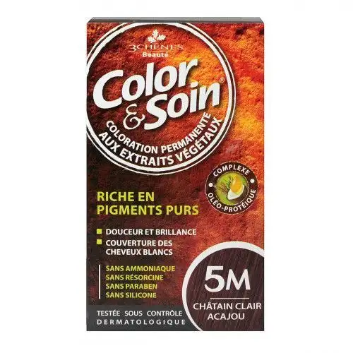 3 Chênes Color & Soin Coloration châtain clair acajou 5M