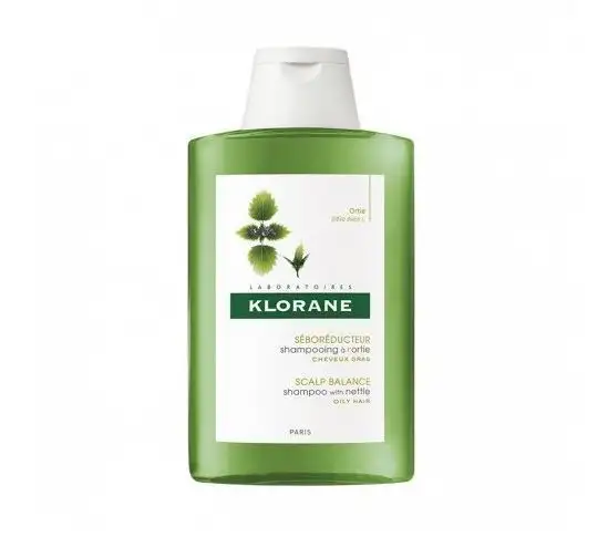 Klorane Shampoing à l'Ortie Bio - Séborégulateur Cheveux Gras 200 ml