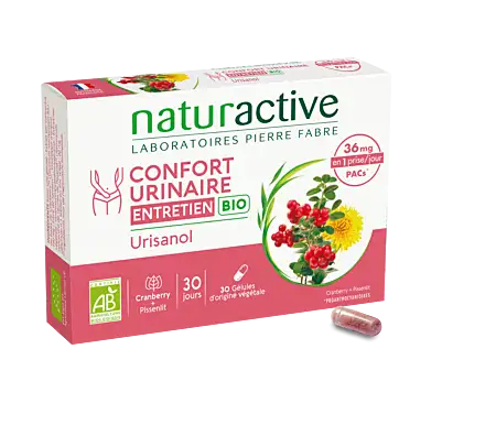 Naturactive Urisanol Confort Urinaire Entretien Bio 30 Gélules