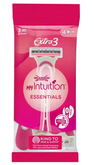 Wilkinson MyIntuition Extra 3 Essentials 4 Rasoirs Jetables