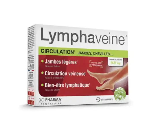3C Pharma Lymphaveine - 60 comprimés - lot 2