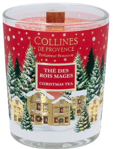 Collines de Provence Bougie parfumée Thé des Rois Mages - 75g