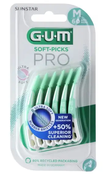 Gum soft pick pro pointe interden M Boîte 60