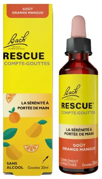 Rescue Compte-Goutte Elixir floral orange mangue - 20ml