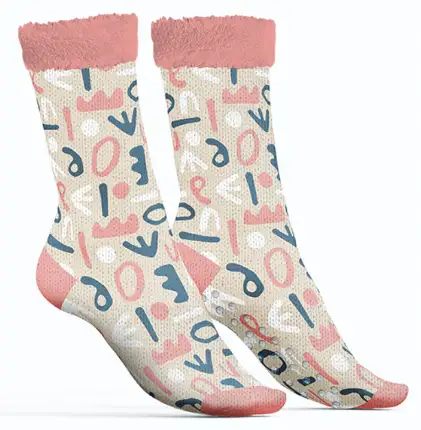 Sanosoin - Chaussette Bien-être Aloé vera Love - 35-40