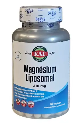 Solaray Magnesium Liposomal 210mg - 60 capsules végétales