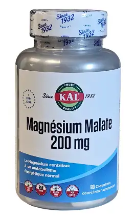 Solaray Magnesium Malate 200mg - 90 comprimés
