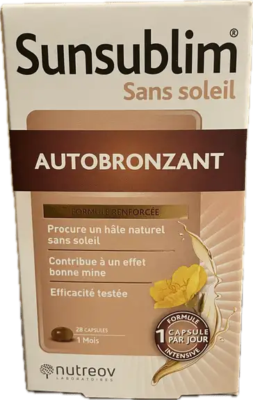 Nutreov Sunsublim Autobronzant - 28 Capsules