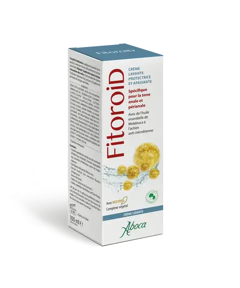 Aboca Fitoroid crème lavante protectrice apaisante 100ml