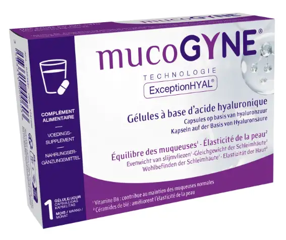 MUCOGYNE 30 Gélules à base d'acide hyaluraunique