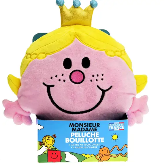 Bouillotte peluche Madame Princesse