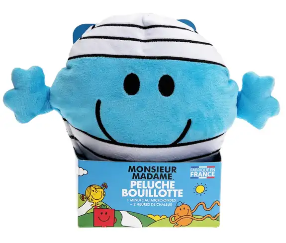Bouillotte peluche Monsieur Malchance