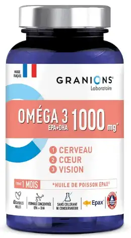 Granions Omega 3 1000mg - 60 capsules