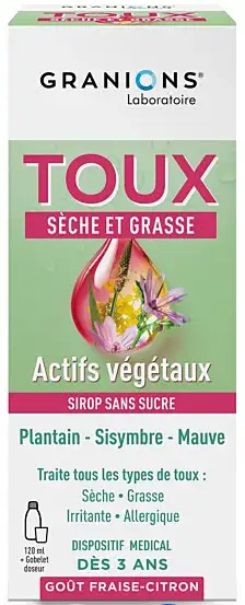 Granions Toux sèche et grasse Sirop - 120ml