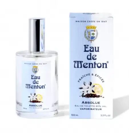 Eau de Menton Monoï citronné 100ml