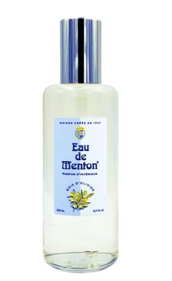 Eau de menton Bois d'olivier – Parfum d’intérieur 200 ml