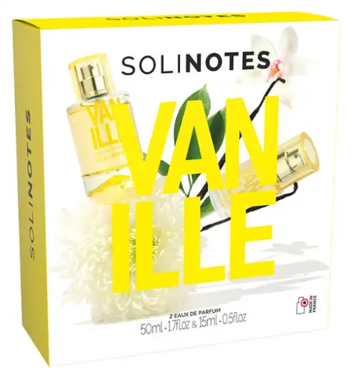 SOLINOTES Coffret Vanille 50 ml + 15ml offert