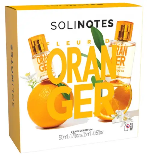 SOLINOTES Coffret Fleur d'Oranger 50 ml + 15ml offert