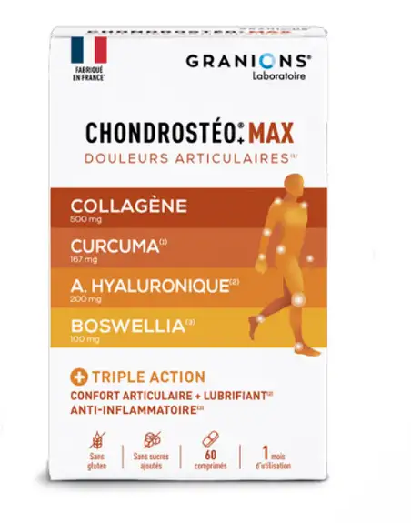 CHONDROSTEO MAX TRIPLE ACTION 60 comprimés