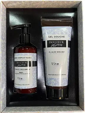 VitaeSignature Coffret Douceur Jasmin - Gel douche + crème corps et mains