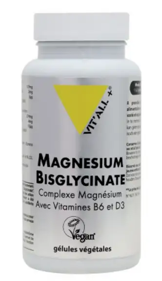 Vitall + Magnesium Bisglycinate - 120 gélules
