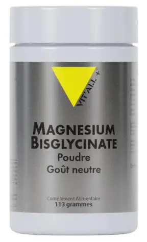 Vitall + Magnesium Bisglycinate Poudre - 113g