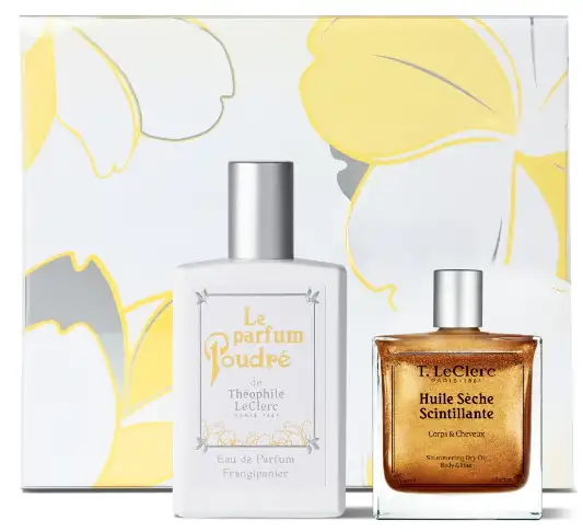 T.Leclerc Coffret Frangipanier Parfum et Huile Scintillante