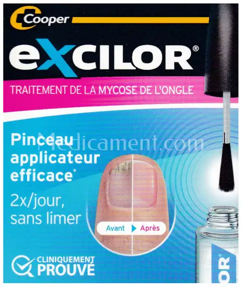Anti gaspi 02/26 Excilor Solution Mycose Ongle - 3,3ml