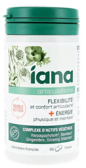 Iana Articulations Flexibilité et Énergie - 60 comprimés