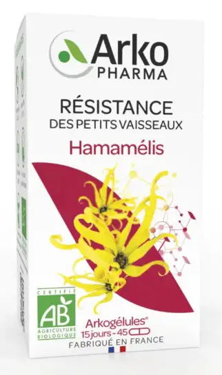 Arkopharma Arkogélules Hamamélis Bio - 45 gélules