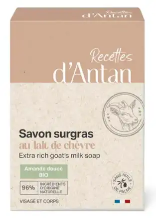 Recette d'Antan Savon Surgras au lait de chèvre - 100g